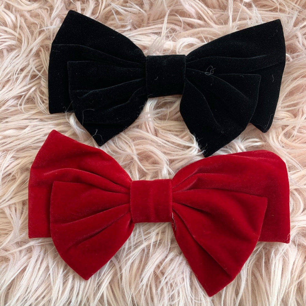 Ella and Elly Velvet Bows